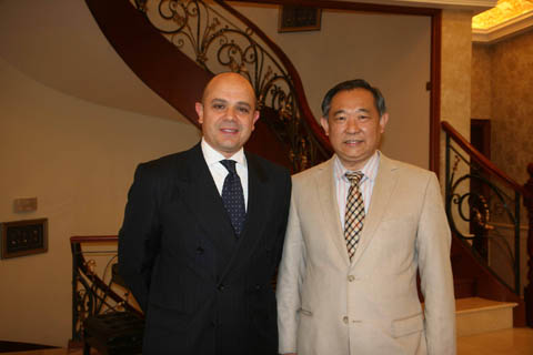 李若弘主席与土耳其驻华大使Chairman LiRuohong with Turkish Ambassador Murat Salim Esenli.jpg